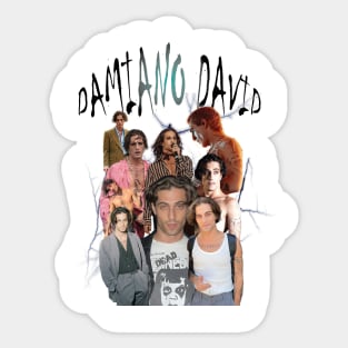 Damiano David diseño Sticker